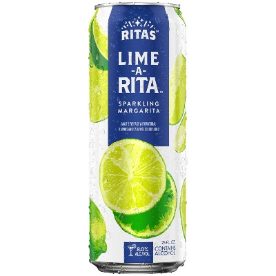 Ritas Lime-A-Rita Sparkling Margarita - 25 fl oz Can
