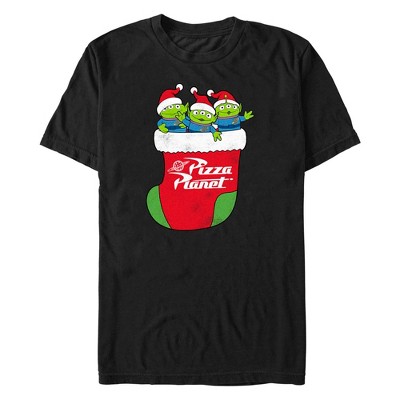 Men's Toy Story Christmas Alien Stocking T-Shirt