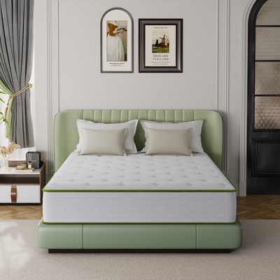 Swedrea Hybrid Mattress Medium Anti Static Cooling Gel Memory Foam Antisensitivity in White