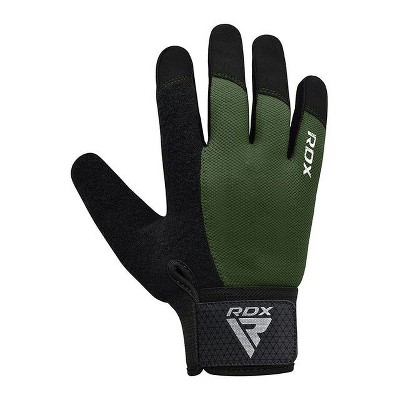 RDX Sports W1F Full Finger Gym Workout Gloves - Enhanced Grip and Support for Strength Training, CrossFit, Bodybuilding, Powerlifting, Workout Gloves