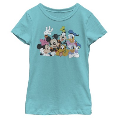 Girl's Disney Club House Group Shot T-Shirt
