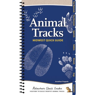 Animal Tracks of the Midwest - (Adventure Quick Guides) by  Jonathan Poppele (Spiral Bound)