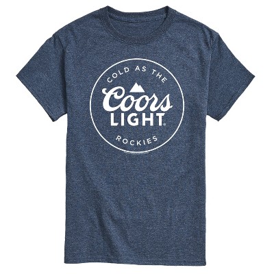 Men's - Coors Light - Cold As The Rockies Circle Logo Short Sleeve Graphic T-Shirt