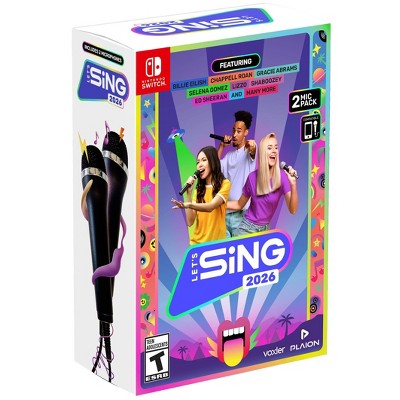 Let's Sing 2026 + 2 Mics - Nintendo Switch