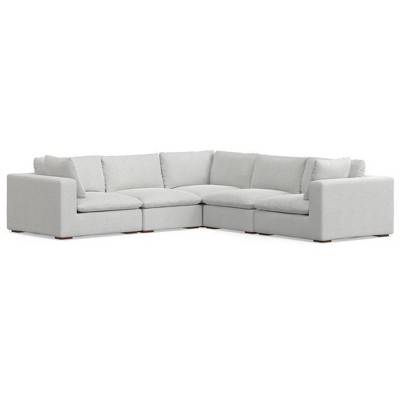 WyndenHall Marlee Corner Sectional Cloud Gray