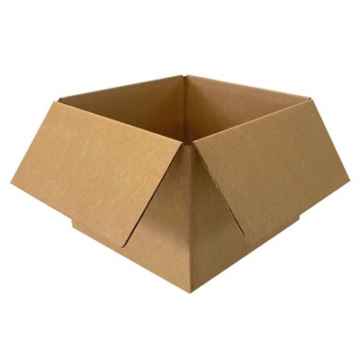 UOFFICE Pack of 25 Corrugated Boxes 7" x 7" x 5" Cardboard Shipping Cartons