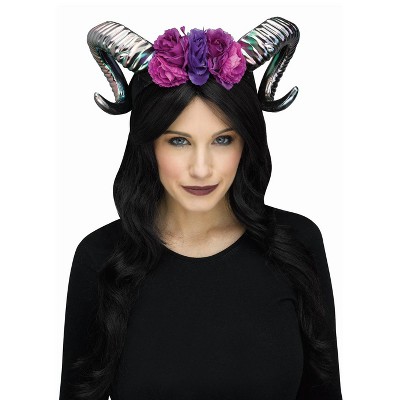 Fun World Oil Slick Horn Flower Headpiece