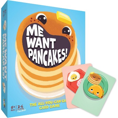 Gamewright Me Want Pancakes! All-You-Can-Eat Card Game, 91 Cards, Ages 5+