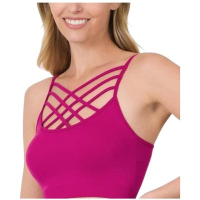 Women's Strappy Seamless Bralette - ZENANA