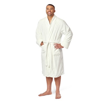 Northwest Silk Touch L/XL Bath Robe Optical White 26x47 Inches