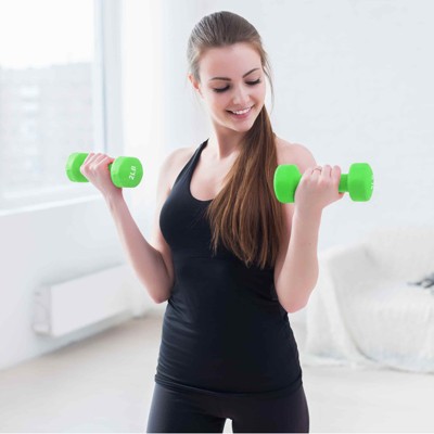 Adjustable Hex Dumbbell - 1Pc Non-Roll Q253 Steel/Plastic Injection, Lightweight Non-Slip Home Gym Weight (Single Unit)