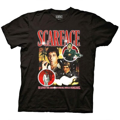 Men's Scarface Tony Montana T-Shirt - Scarface Fashion Shirt - Scarface Tony Montana Tee