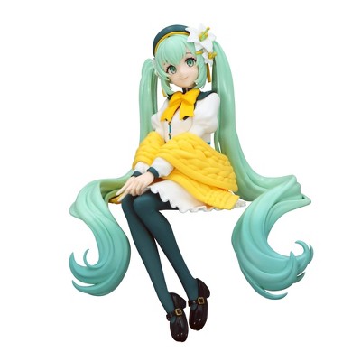 Little Buddy LLC Vocaloid Noodle Stopper Figure | Hatsune Miku Flower Fairy Lily White Version