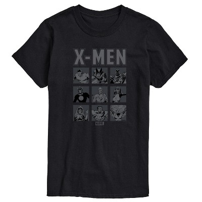 Men's - Marvel - X-Men Comic Character Grid Short Sleeve Graphic T-Shirt