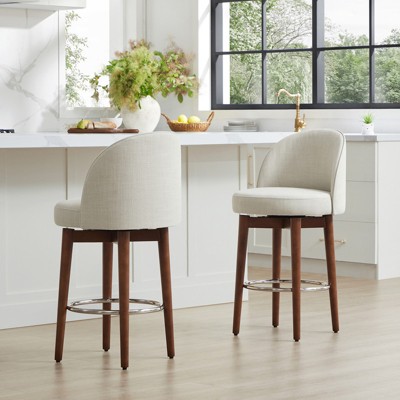 Spruce&Spring 26 inch Swivel Counter Height Bar Stools Set of 2