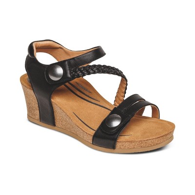 Aetrex Avril Quarter Strap Wedge