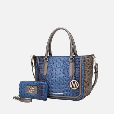 MKF Collection Bonnie Women’s Satchel with Wallet Bag by Mia K