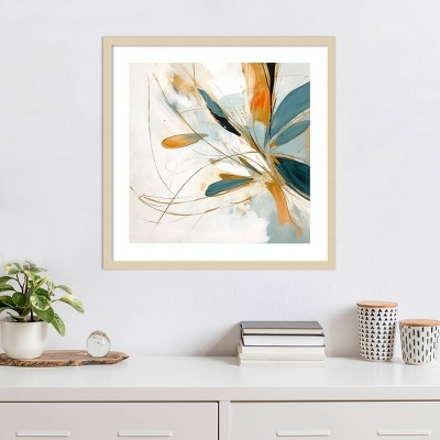 Amanti Art Blossom Abstract Dance I by Irena Orlov Framed Wall Art Print