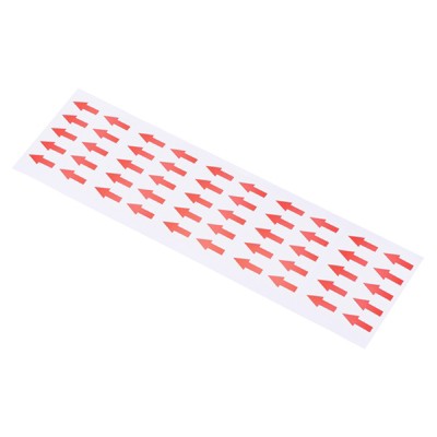 Unique Bargains Industrial Work Inspection Indicator Long Arrow Self-Adhesive Labels 0.8" x 0.4" Red