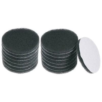 Unique Bargains Drill Cleaning Tools and Accessories Power Brush Tile Scrubber Scouring Pads 15 Pcs