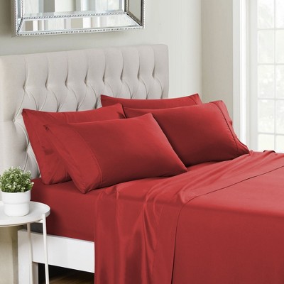 6 Piece Sheet Set, Deluxe Ultra Soft 1500 Series, Double Brushed Microfiber by Sweet Home Collection®
