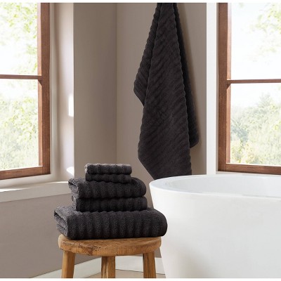 Brooklyn Loom 6pc Textured Zero Twist Bath Towel Set
