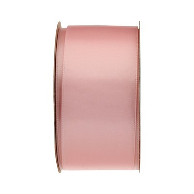 1.5"x9' Satin Gift Wrap Ribbon Light Pink - Spritz™