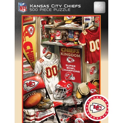 MasterPieces 500 Piece Puzzle - Kansas City Chiefs Locker Room - 15"x21"