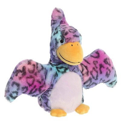 Aurora Small Watercolor Dinos Paintbrush Pteranodon Dinos & Dragons Ferocious Stuffed Animal Pink 9"