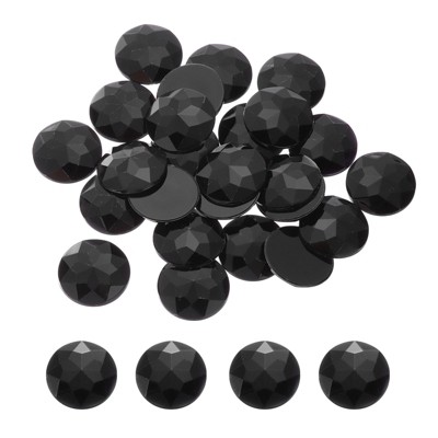 Unique Bargains Acrylic Flat Back Round DIY Decor Jewelry Rhinestone 25 Pcs