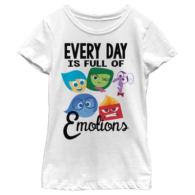 Girl's Inside Out Every Day is Full of Emotions T-Shirt