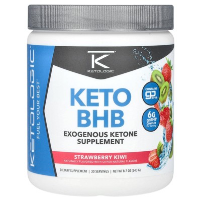 KetoLogic Keto BHB, Strawberry Kiwi, 8.7 oz (243 g)