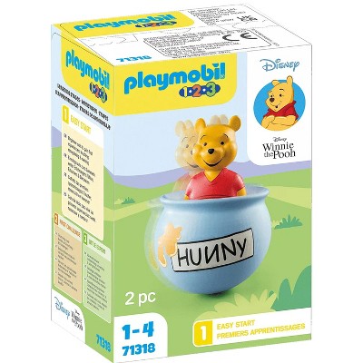Playmobil 1.2.3 Disney: Winnie's Counter Balance Honey Pot 71318 Mini Figure 2pc