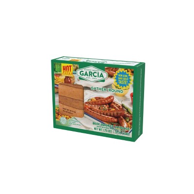 Garcia Beef Smoked Hot Sausage - 28oz