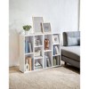 VASAGLE Bookcase Bookshelf with 5 Compartments Freestanding Shelves and Cube Organizer Display Shelf for Small Spaces White - 2 of 4