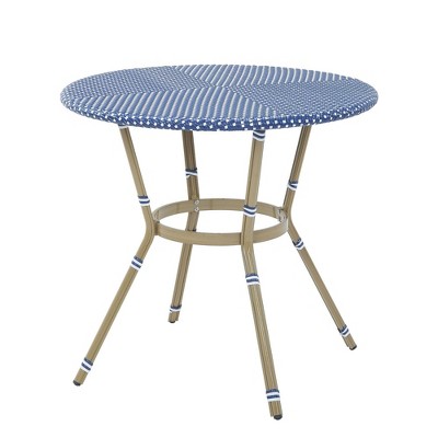 Franco Round Patio Counter Height Table - miBasics: Weather-Resistant Aluminum Bistro, Scratch-Resistant