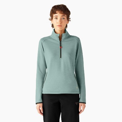 Dickies Women's Smooth Fleece Quarter Zip Jacket
