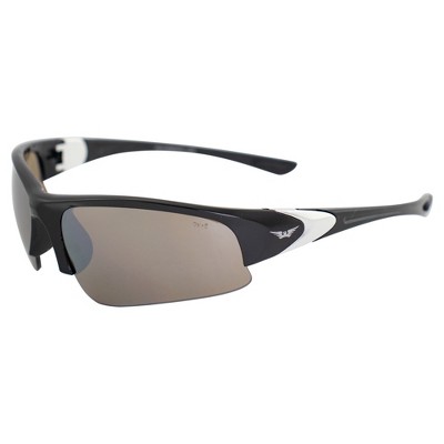 Global Vision Eyewear Cool Breeze Safety Motorcycle Glasses with Brown Mirror Lenses