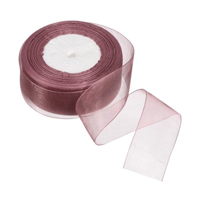 Unique Bargains Soft DIY Crafts Wedding Gift Wrapping Sheer Organza Ribbon