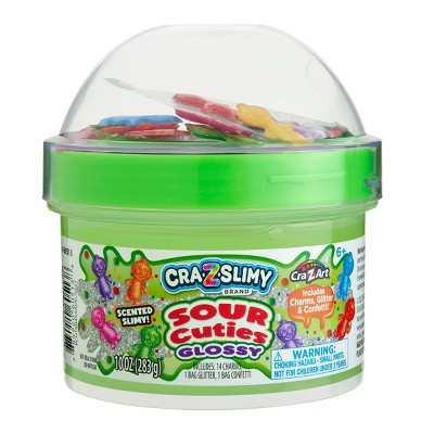 Cra-Z-Slimy Dome Topper 3 Sour Cutie: Creativity & Educational Focus, Slimes and Putties Set, Includes Four Pieces