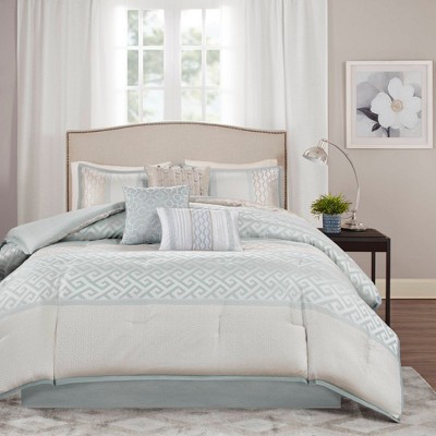 7Pcs Comforter Set, Luxury Bedding Set, Polyester Bed Comforter