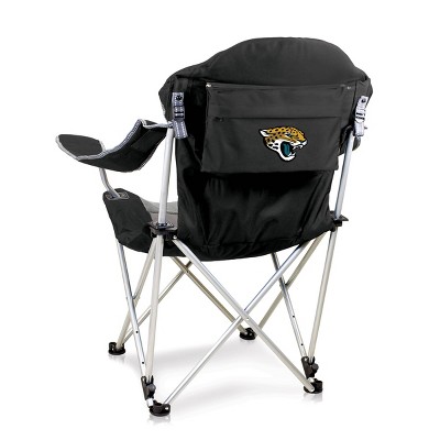 NFL Jacksonville Jaguars Reclining Camp Chair with Head Support