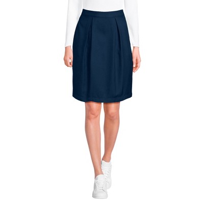 Lands' End Lands' End School Uniform Women's Solid Pleated Skort Top of Knee