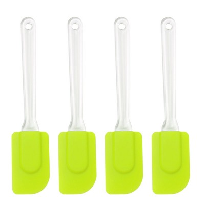 Unique Bargains Heat Resistant Non-scratch Non Stick Flexible Spatula 9.6 x 1.9 Inch 4 Pcs