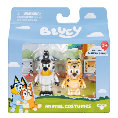 Bluey Animal Costume Figures 2pk
