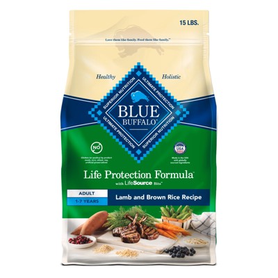 Blue Buffalo Life Protection Formula Natural Adult Dry Dog Food with Lamb and Brown Rice