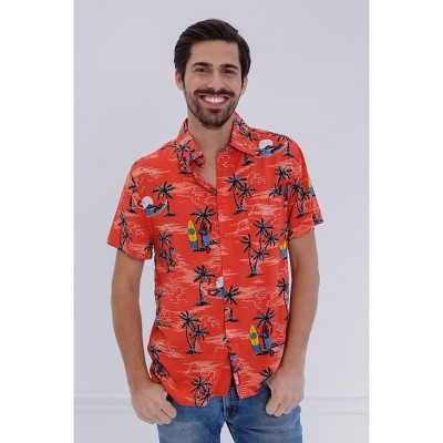 Marvel Hawaiian Matching Family Hawaiian Button Down Dress Shirt