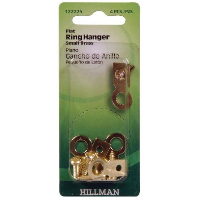 Hillman AnchorWire Steel-Plated Large Ring Hanger 4 pk (Case of 10)