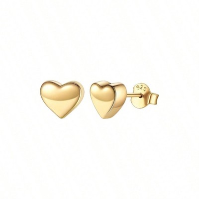 Hypoallergenic Stud Earrings, Dainty Heart/Star/Moon/Lightning/Butterfly for Women