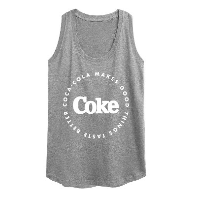 Women's - Coca-Cola - Coke Makes Things Taste Better Graphic Racerback Tank